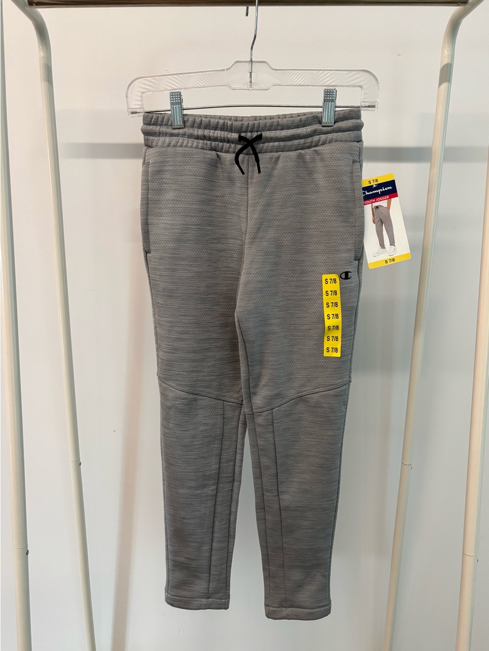 Champion‎ Kids Gray Joggers with Drawstring